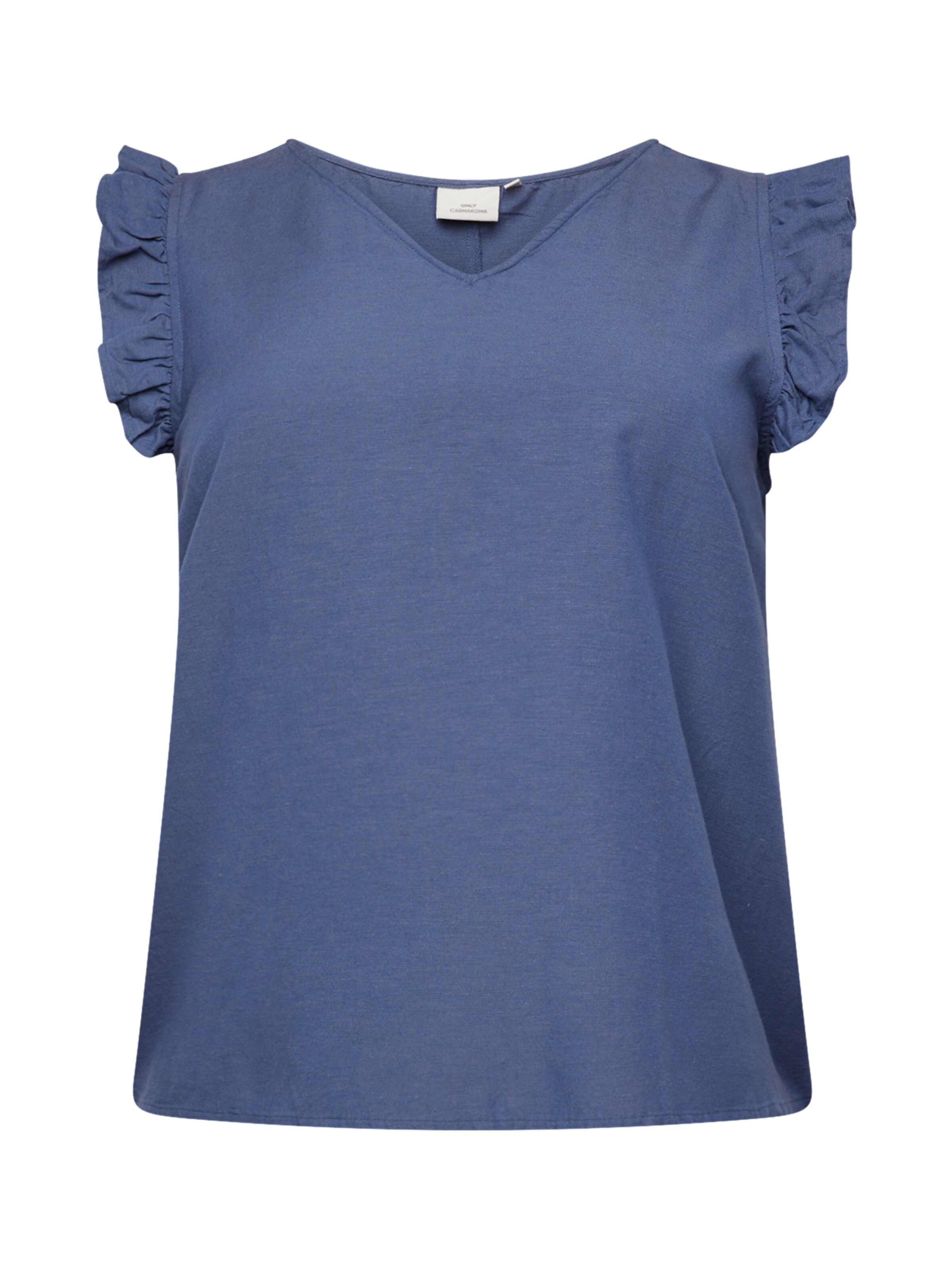 ONLY Carmakoma Bluse 'Jupiter' in Blau: Vorderseite