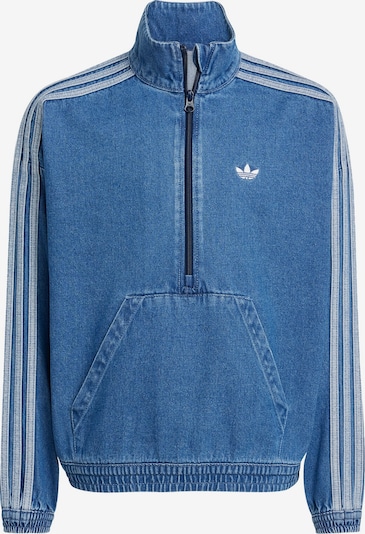 ADIDAS ORIGINALS Välikausitakki 'Denim' värissä meleerattu sininen / valkoinen, Tuotenäkymä