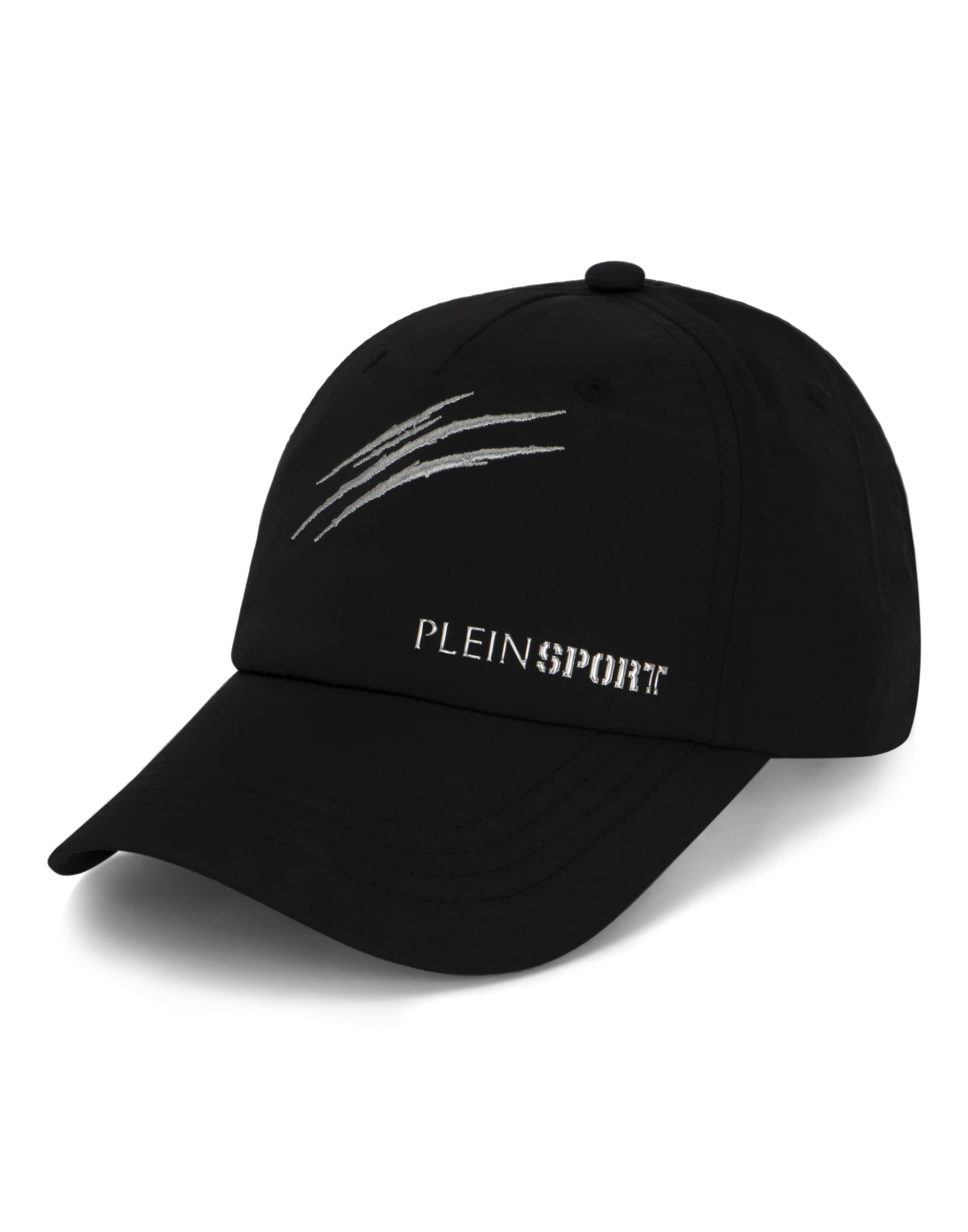 Casquette de sport Plein Sport en noir : devant