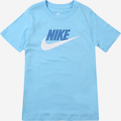 Nike Sportswear T-Shirt in blau / aqua / weiß, Produktansicht