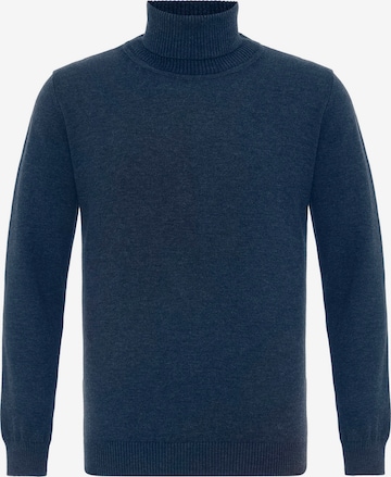 Pull-over Anou Anou en bleu : devant