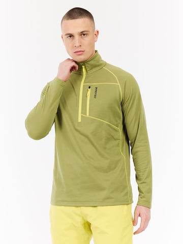 PROTEST Sportsweatshirt 'PRTRekody' in Groen: voorkant