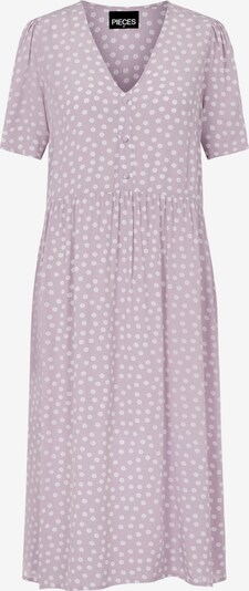 Rochie tip bluză 'Selma' PIECES pe mauve / alb, Vizualizare produs