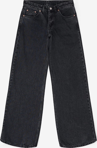 Dr. Denim Jeans 'Rhue Wide' in Schwarz: Vorderseite