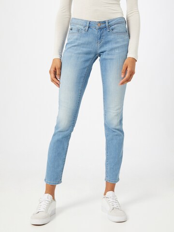 ONLY Skinny Jeans 'Coral' in Blauw: voorkant