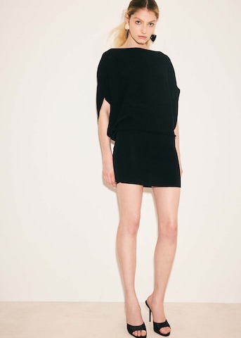 MANGO Kleid 'Niagara' in Schwarz: Vorderseite