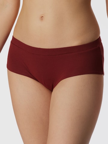 SCHIESSER Panty ' Pure Rib ' in Braun: predná strana