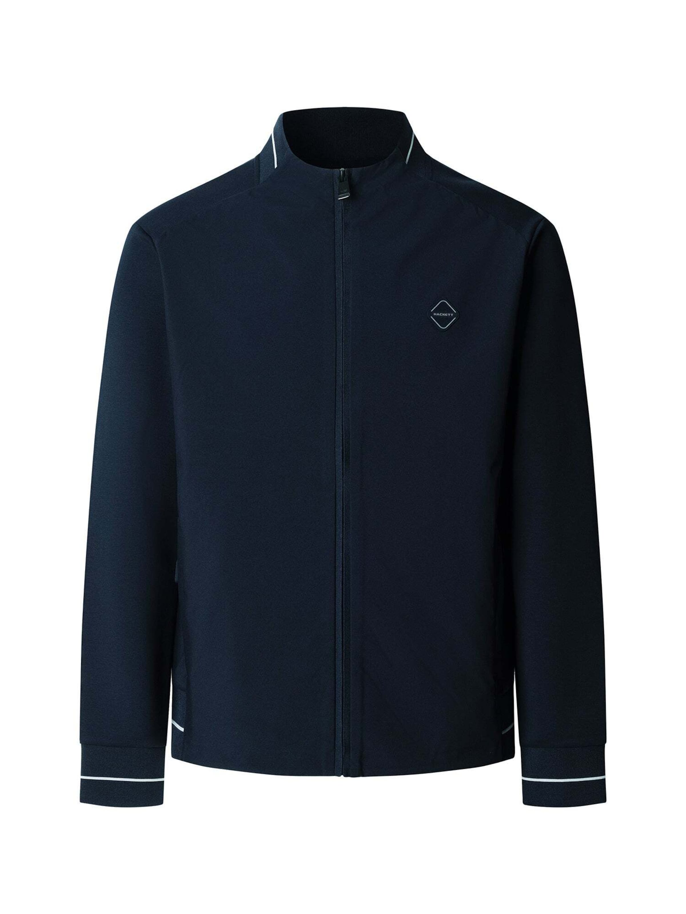 Felpa 'Hs Tech Track Fz' di Hackett London in blu: frontale