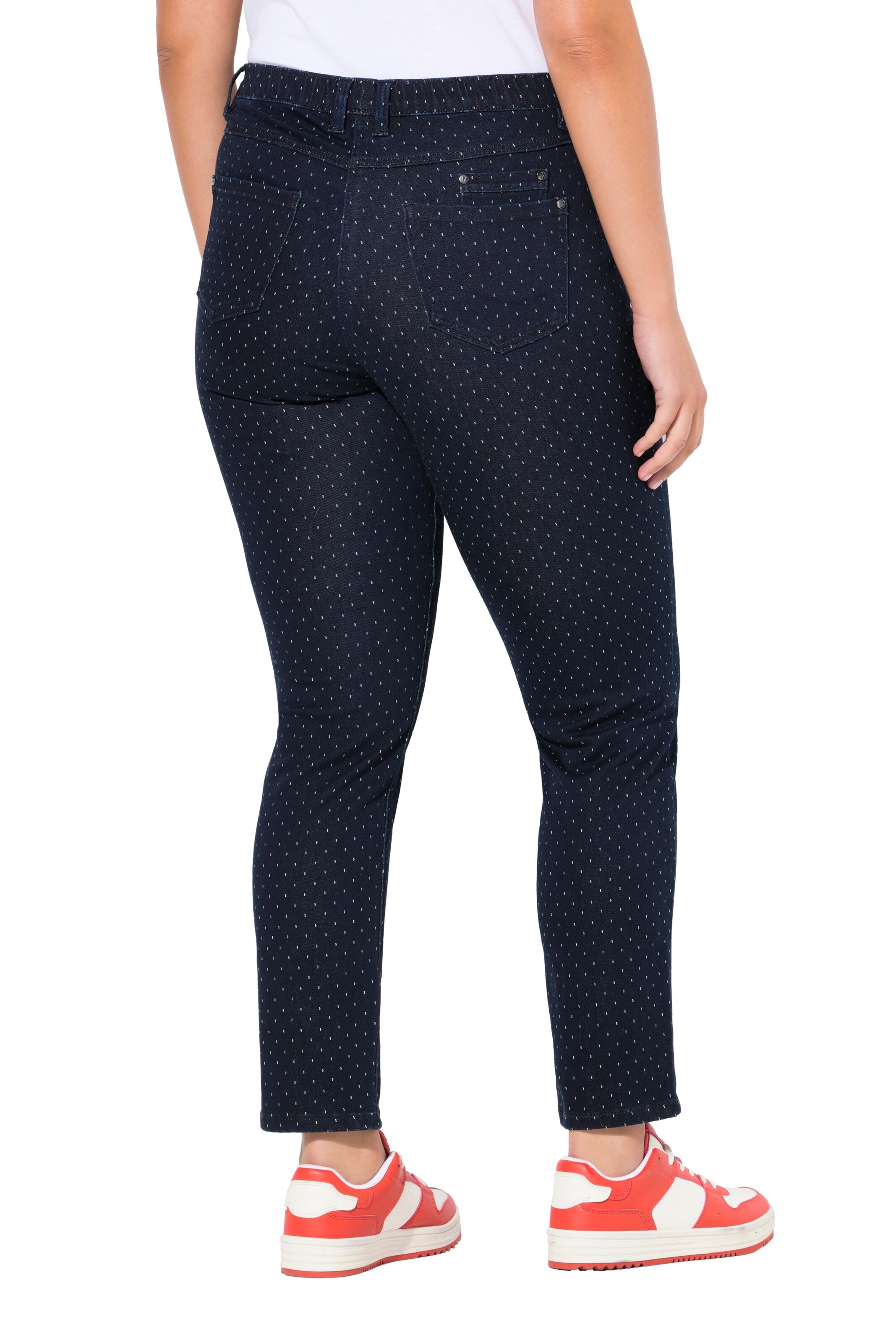 Ulla Popken Slimfit Jeans in Blauw