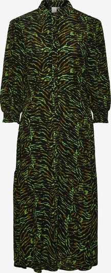 Y.A.S Košeľové šaty 'Jasminni' - limetová / trstinová / čierna, Produkt