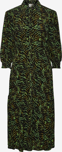 Y.A.S Shirt dress 'Jasminni' in Lime / Reed / Black, Item view