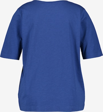 SAMOON Tričko – modrá