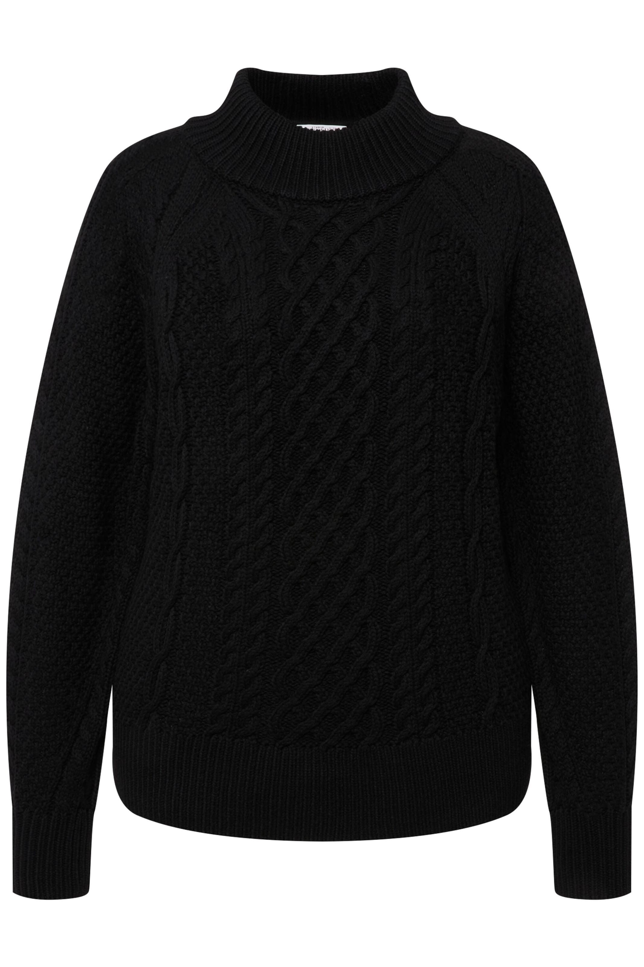 Studio Untold Pullover in Schwarz: Vorderseite