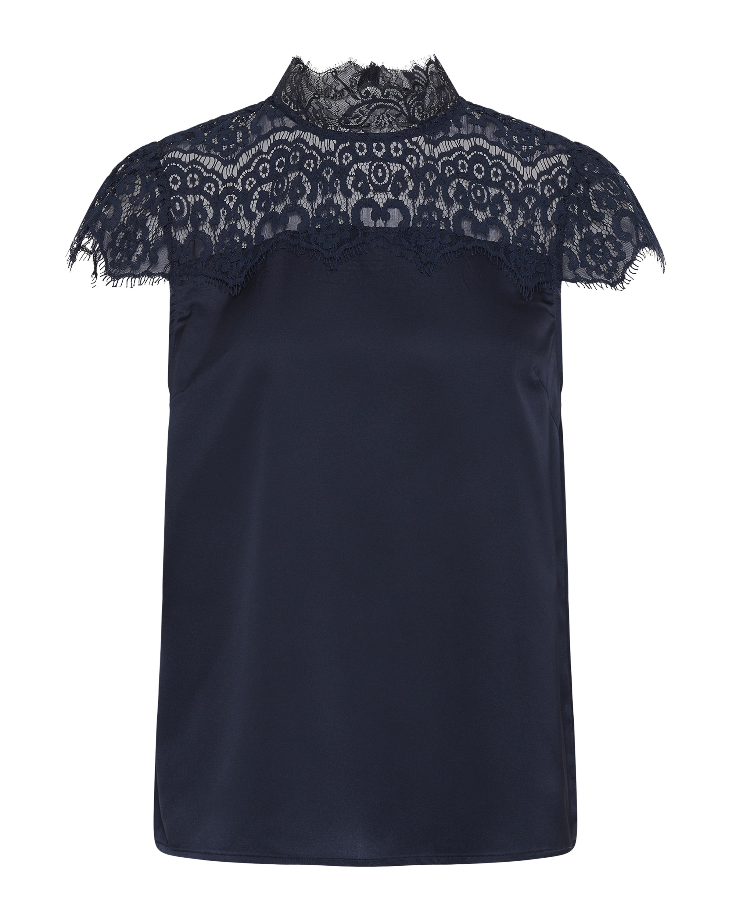 SAINT TROPEZ Bluse in Blau: Vorderseite