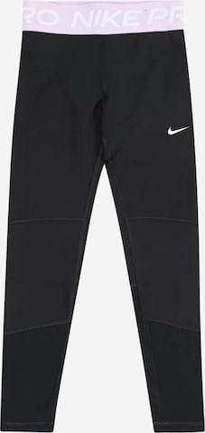 NIKE Spordipüksid 'Pro', värv must: eest vaates