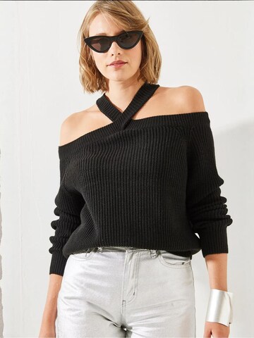 Bianco Lucci Kampsun 'Pullover', värv must
