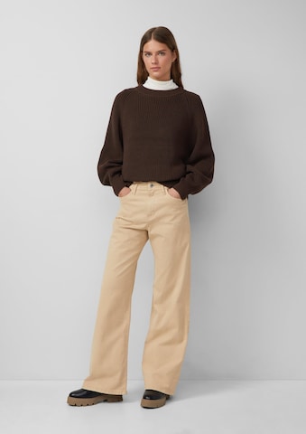 s.Oliver Wide leg Jeans 'Suri' in Beige