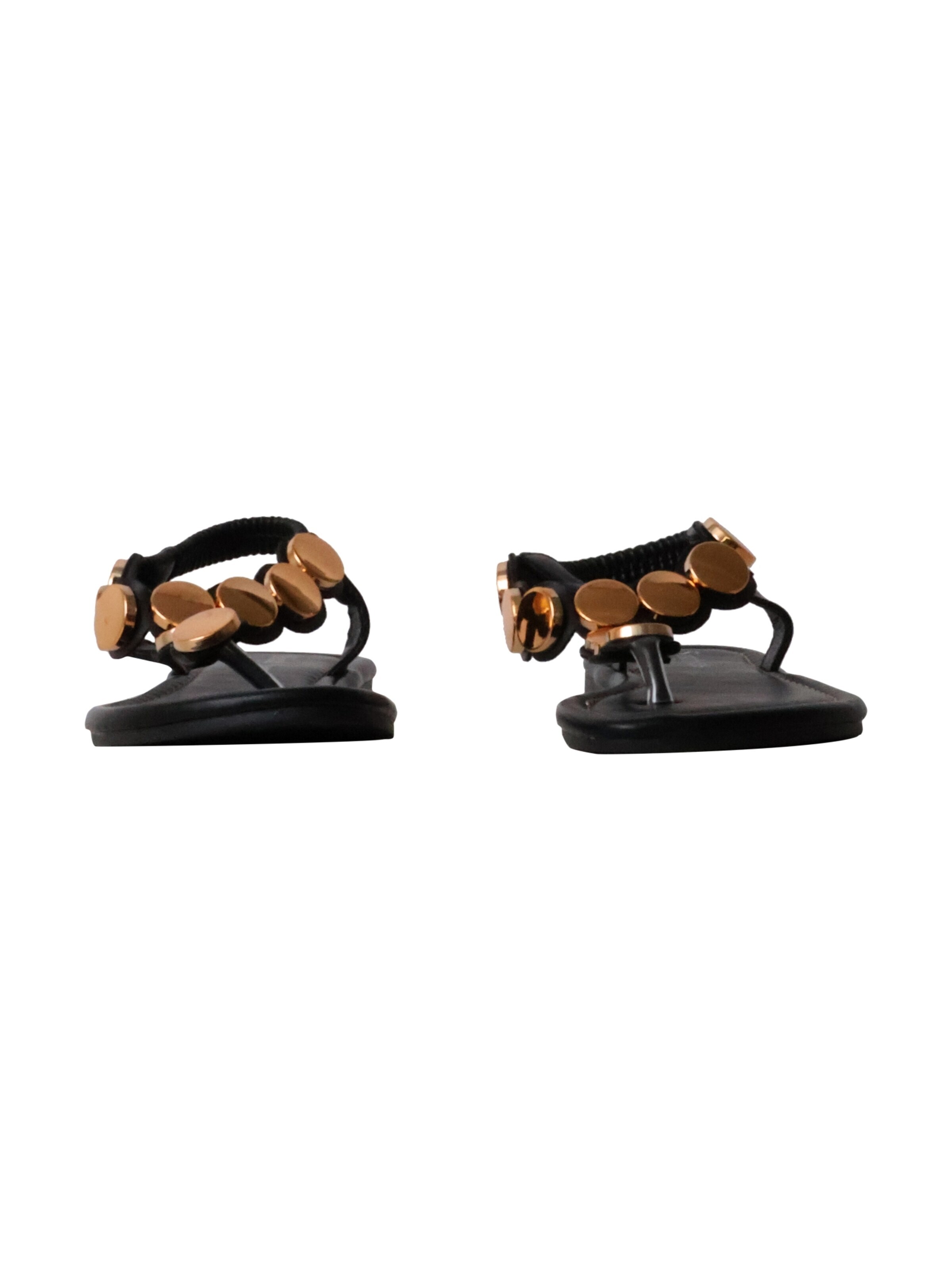 Sixth Sense Sandaal 'Flache Slipper-Sandalen „Paris“' in Zwart