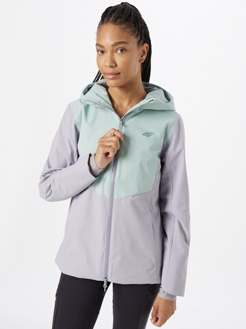 4F Outdoorjacke in Grün: predná strana