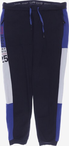 CAMP DAVID Pants in 35-36 in Blue: front