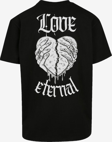 T-Shirt 'Valentines' F4NT4STIC en noir : devant