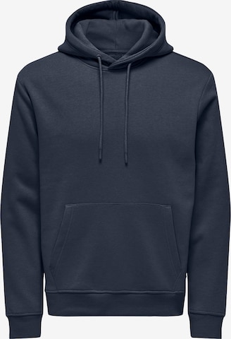 Only & Sons Свитшот 'ONSConnor' в Синий: спереди