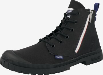 Palladium Boots ' Sp20 French Outzip ' in Black: front