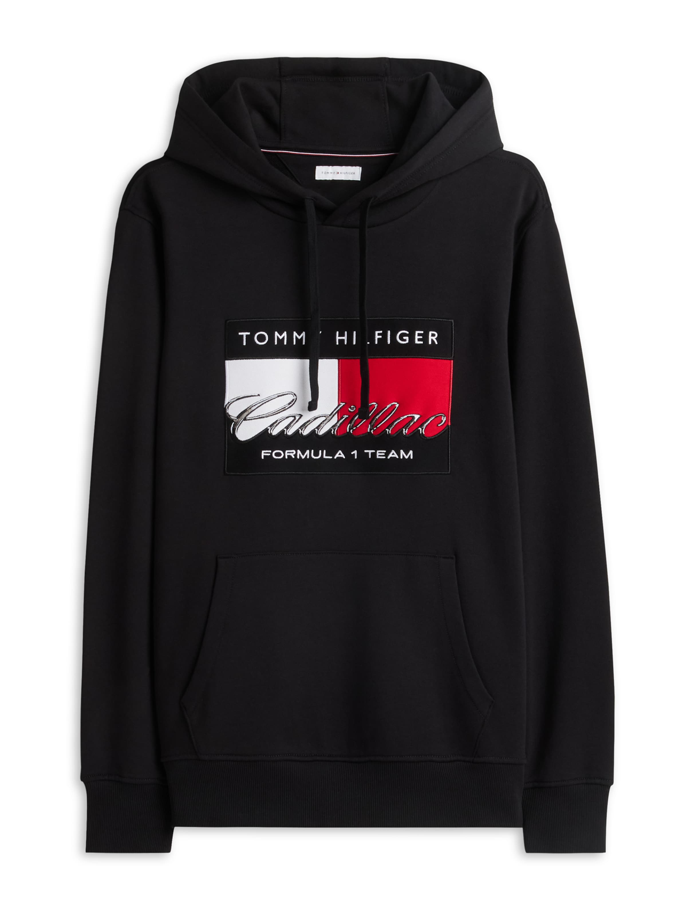 TOMMY HILFIGER Mikina - Čierna: predná strana