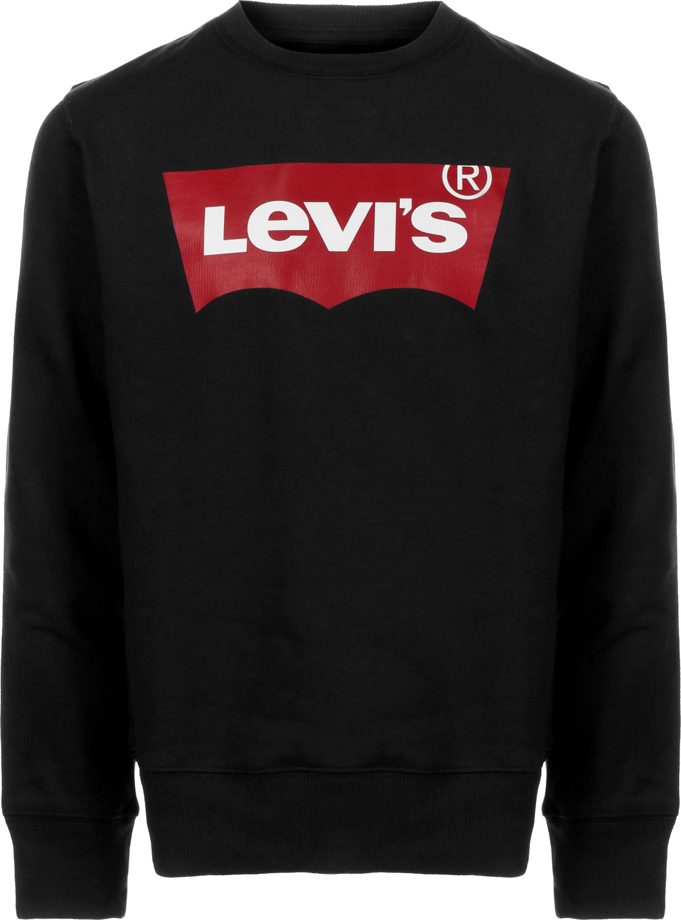 Levi's Kids Regular fit Μπλούζα φούτερ σε μαύρο: μπροστά