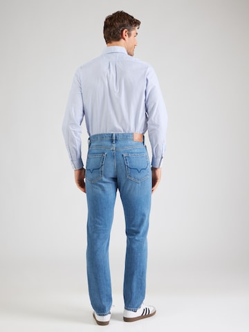 Coupe slim Jean 'Byron' Pepe Jeans en bleu : derrière