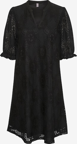 Robe-chemise 'Olu' CULTURE en noir : devant