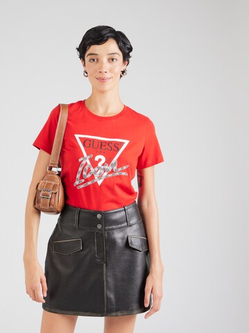 GUESS T-Shirt in Rot: Vorderseite
