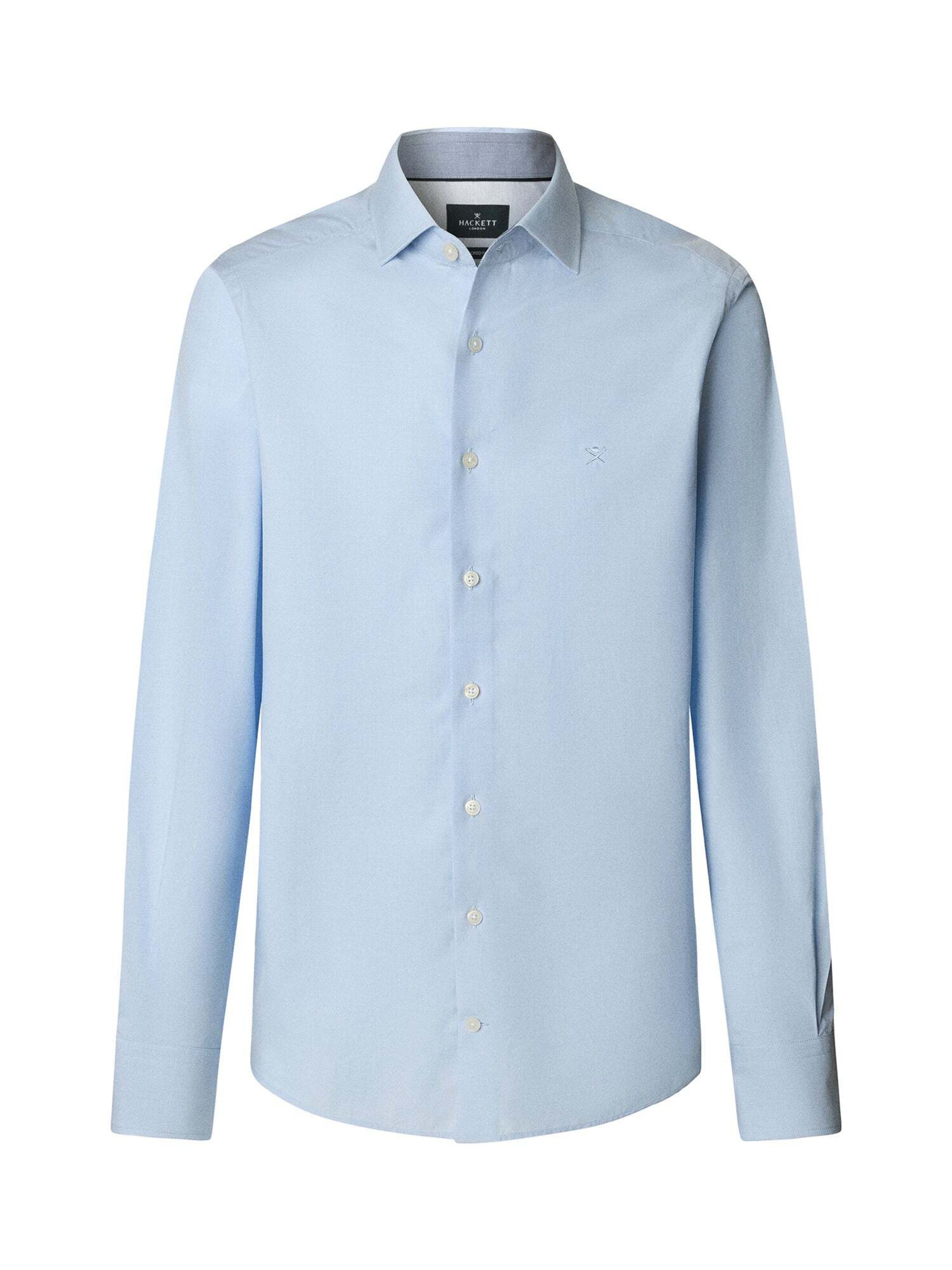 Regular fit Camicia business 'Puppytooth' di Hackett London in blu: frontale