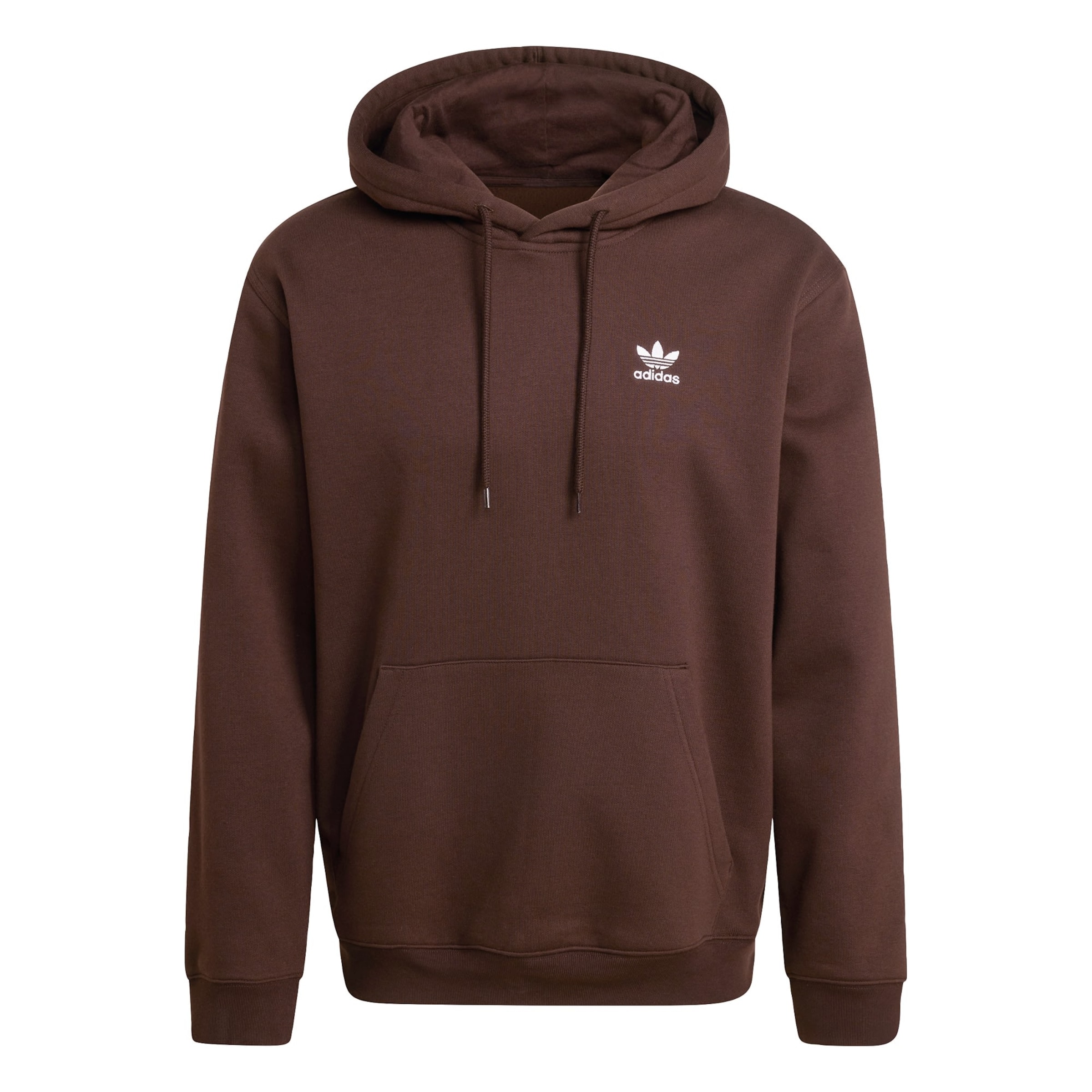 ADIDAS ORIGINALS - Sudadera 'Trefoil Essentials' en marrón: frente