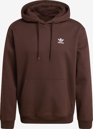 ADIDAS ORIGINALS Collegepaita 'Trefoil Essentials' värissä suklaa / valkoinen, Tuotenäkymä