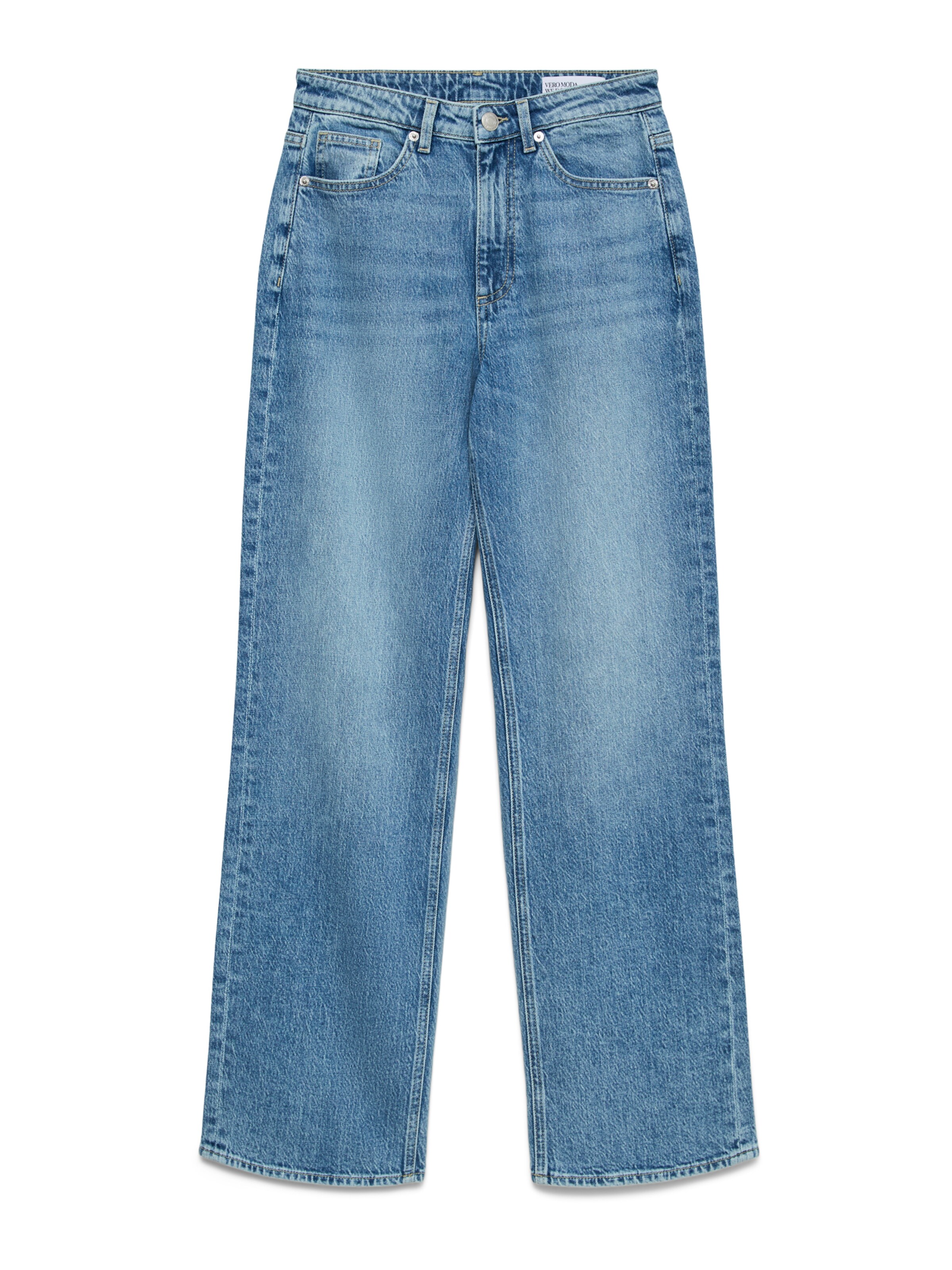 Vero Moda Tall Wide leg Jeans 'VMTESSA' in Blauw: voorkant