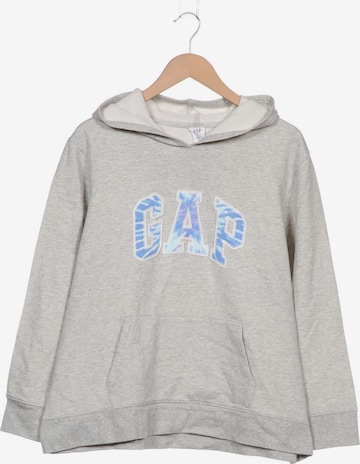 GAP Sweatshirt & Zip-Up Hoodie in XXL in Grey: front