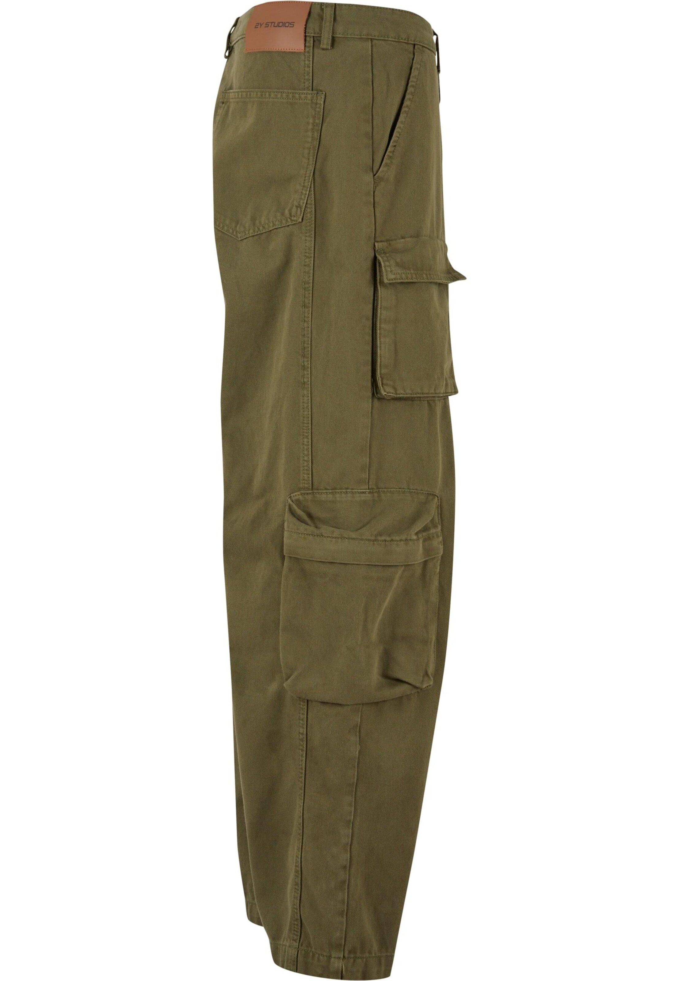 regular Jeans cargo 'Arwen' di 2Y Studios in verde