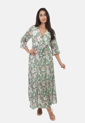 Elara Kleid in Grün: Vorderseite