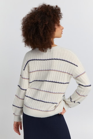 ICHI Sweater 'KAMARA' in White