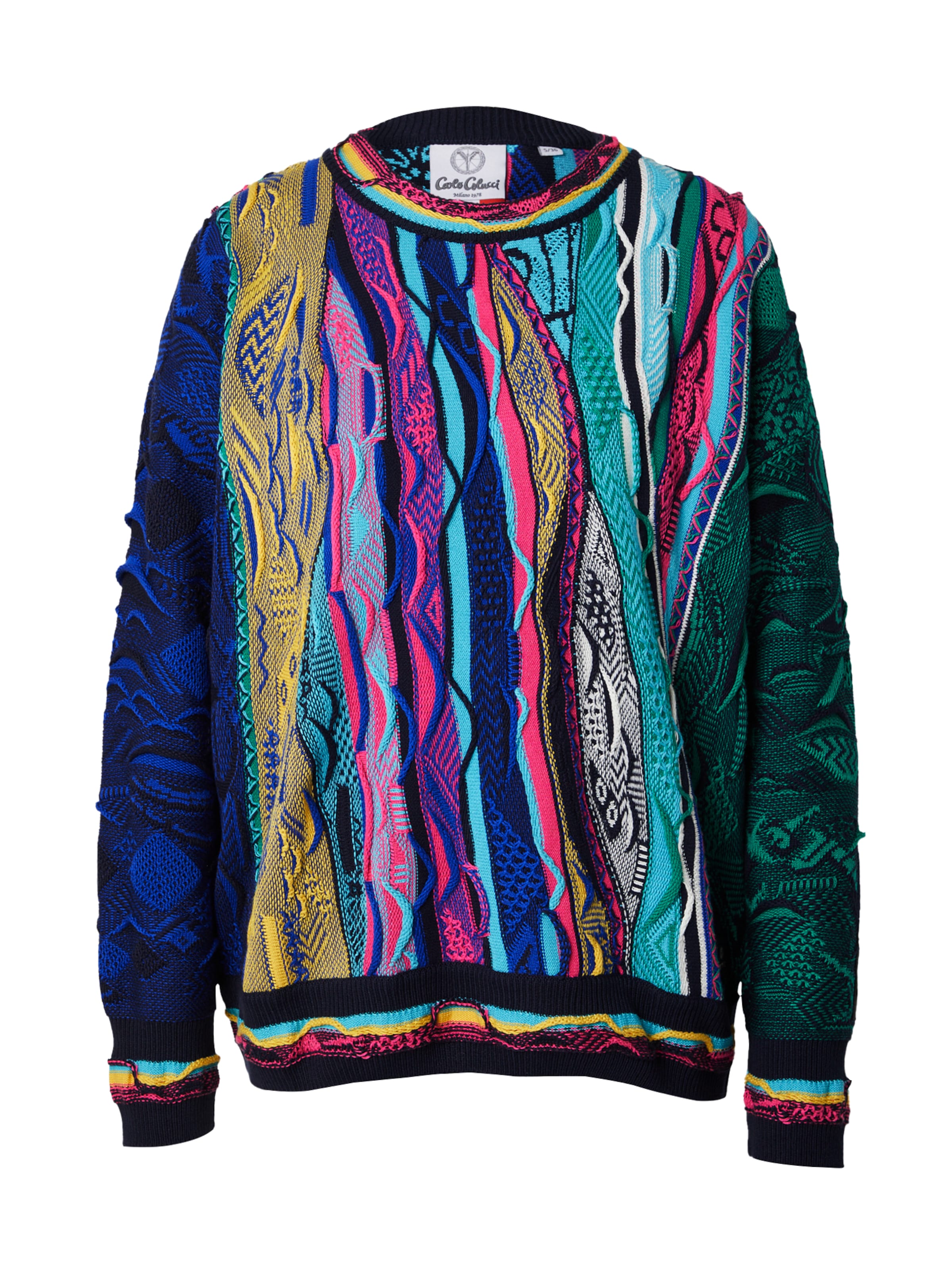 Carlo Colucci Pullover 'Demetz' in Mischfarben: Vorderseite
