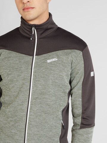 REGATTA Athletic Fleece Jacket 'Highton IV' in Green