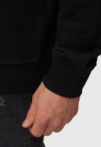 INDICODE JEANS Sweatshirt ' Baxter ' in Schwarz