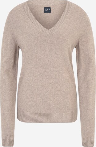 Gap Tall Trui in Beige: voorkant