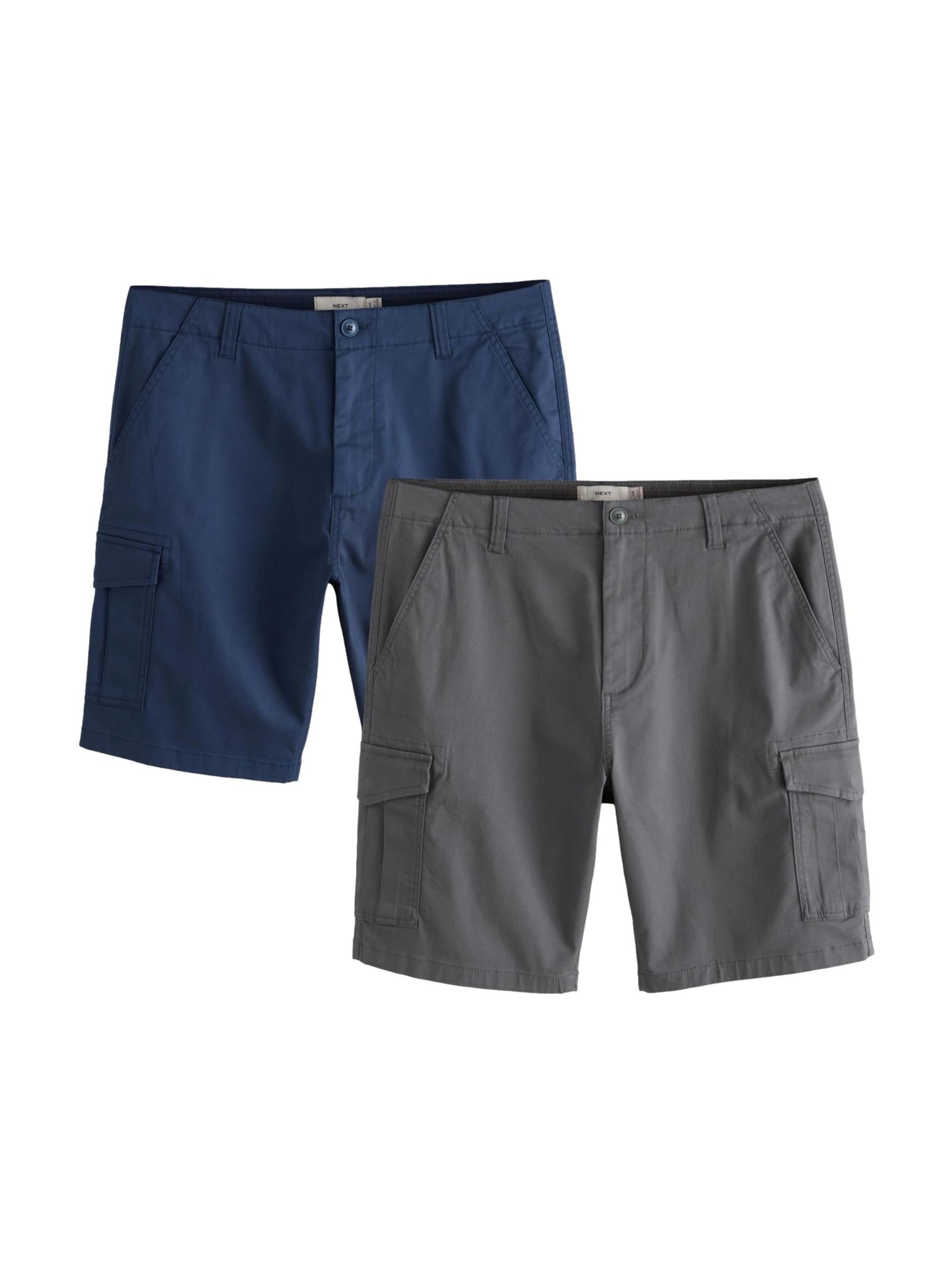 Regular Pantalon cargo Next en bleu : devant