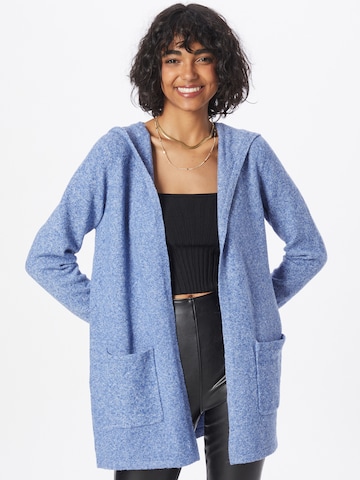 VERO MODA Gebreid vest 'DOFFY' in Blauw: voorkant