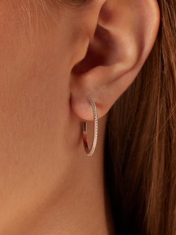 Boucles d'oreilles Lucardi en argent