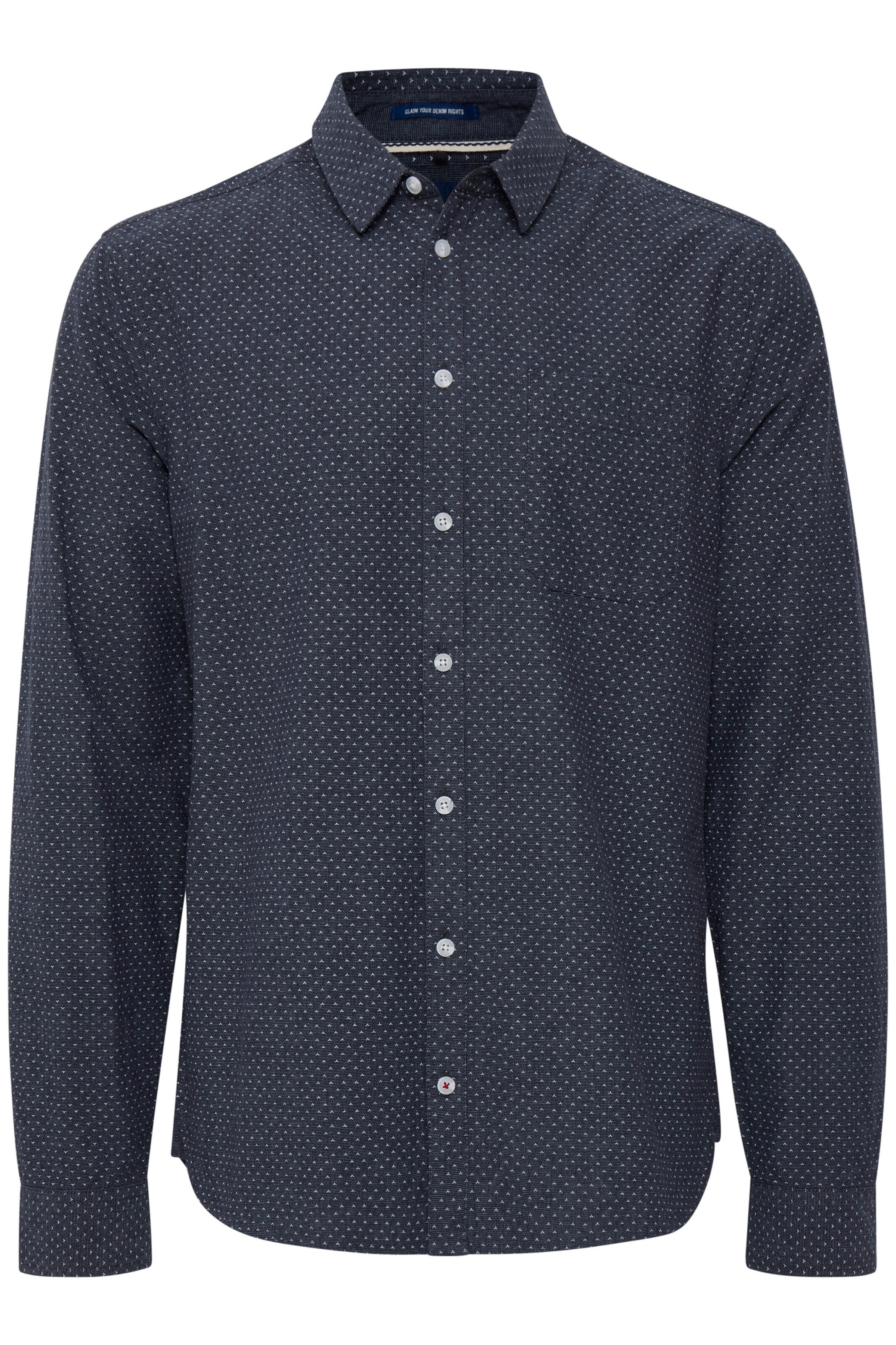 BLEND Camisa en azul oscuro, Vista del producto