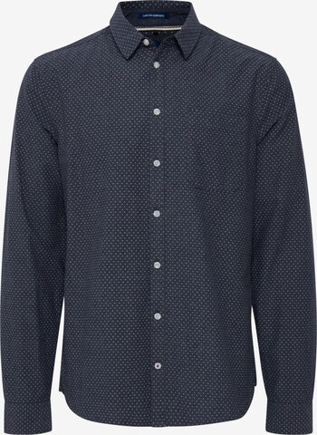 Coupe regular Chemise BLEND en bleu : devant