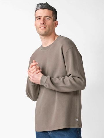 Coupe regular Chemise ' Hudson ' Klitmøller en beige : devant